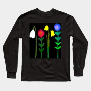 BRIGHT FLOWERS T-SHIRT Long Sleeve T-Shirt